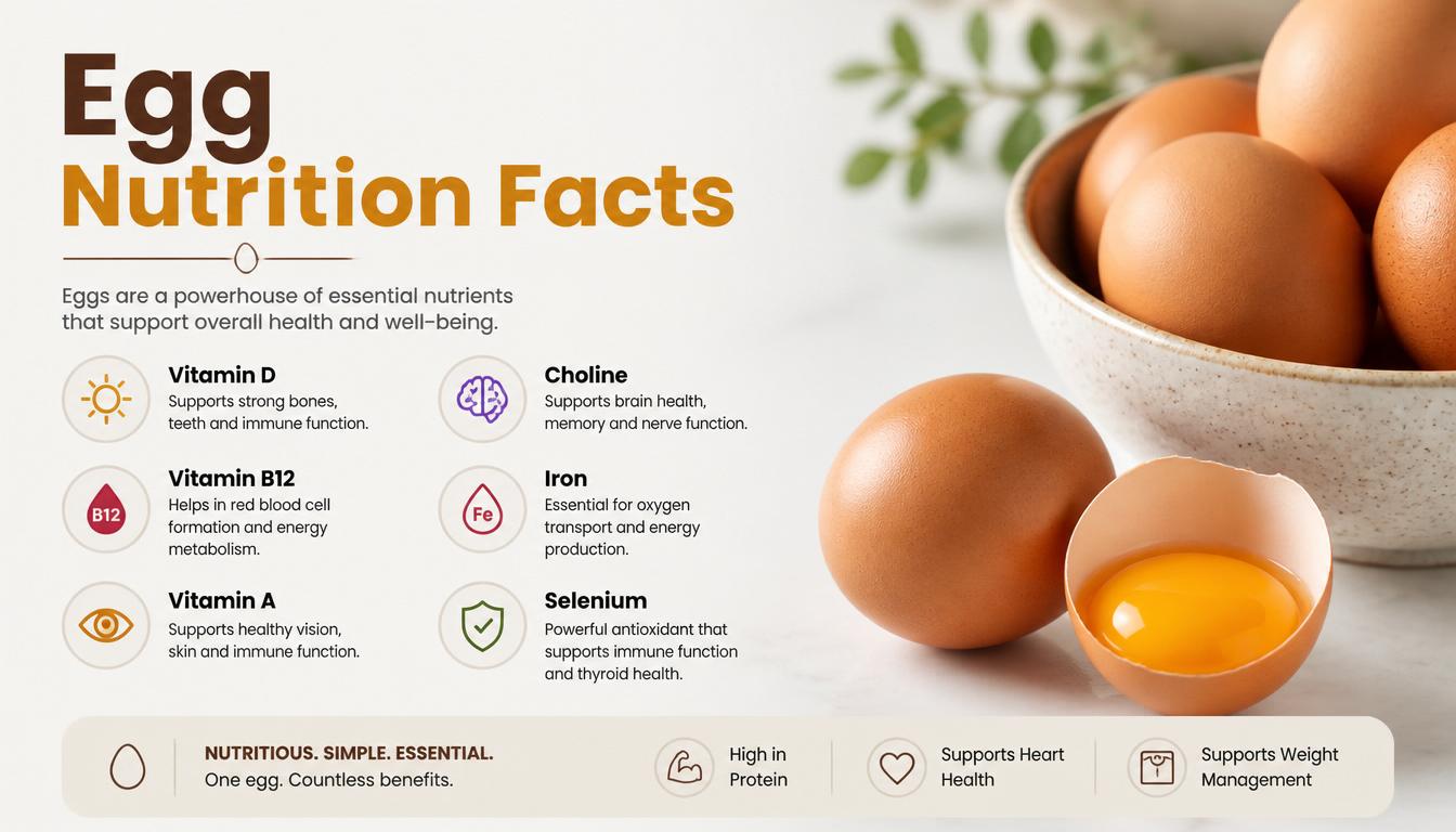 egg nutrition facts vitamins minerals and protein benefits