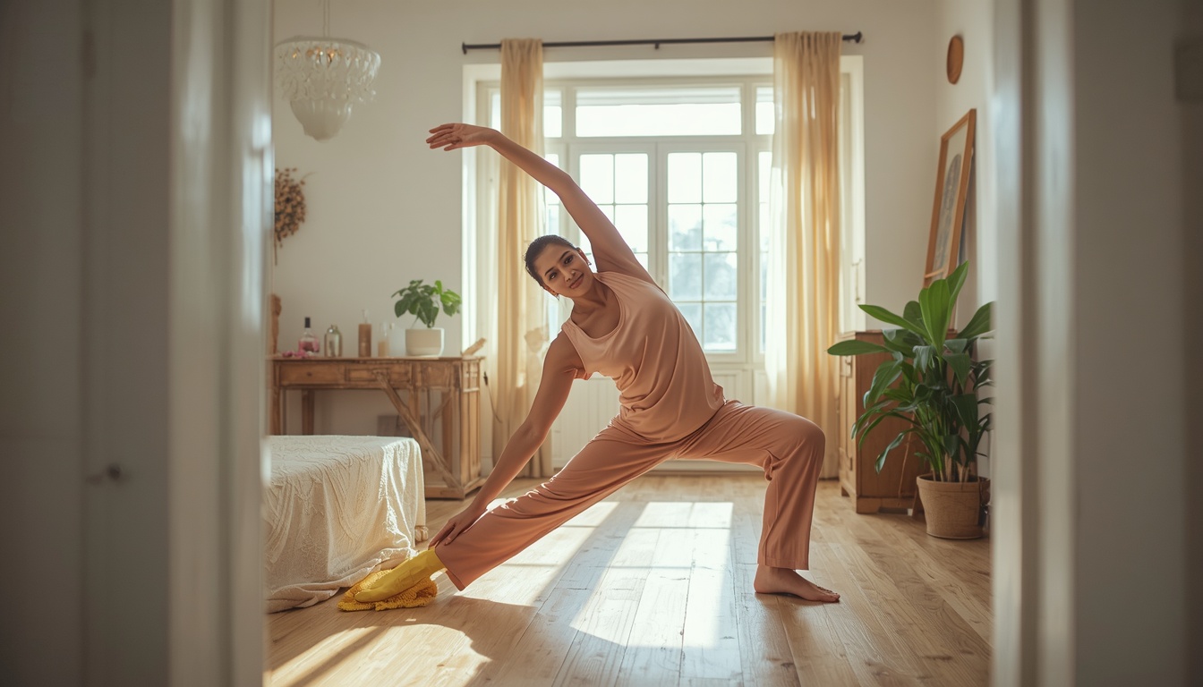 Household activities being used as light exercise