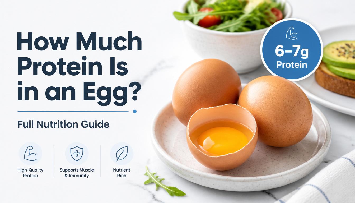 How Much Protein Is in an Egg? Full Nutrition Guide