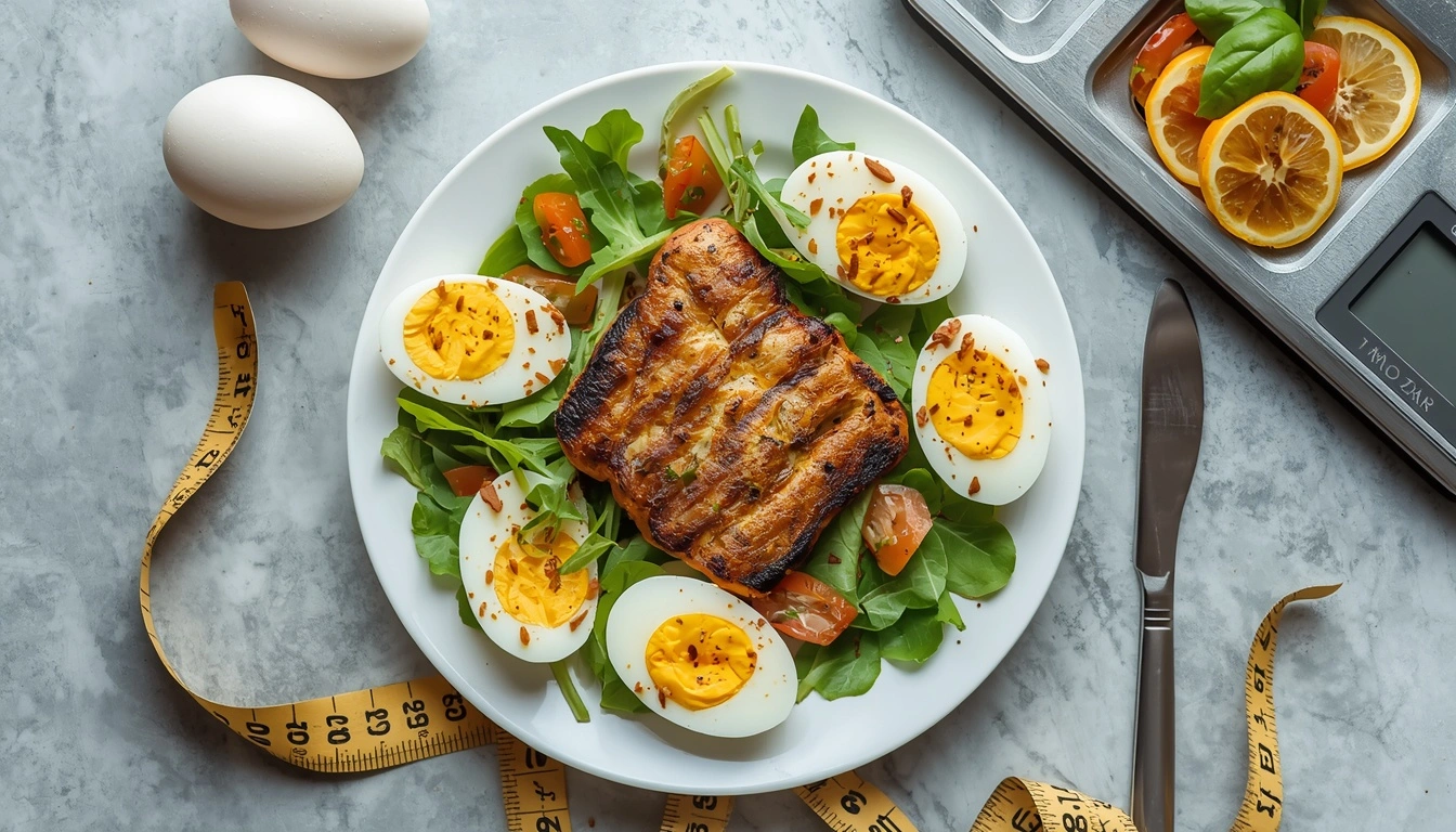 Boiled eggs for weight loss diet