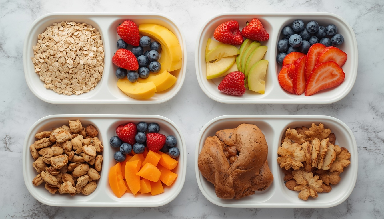 Balanced meal plan designed to support energy throughout the day