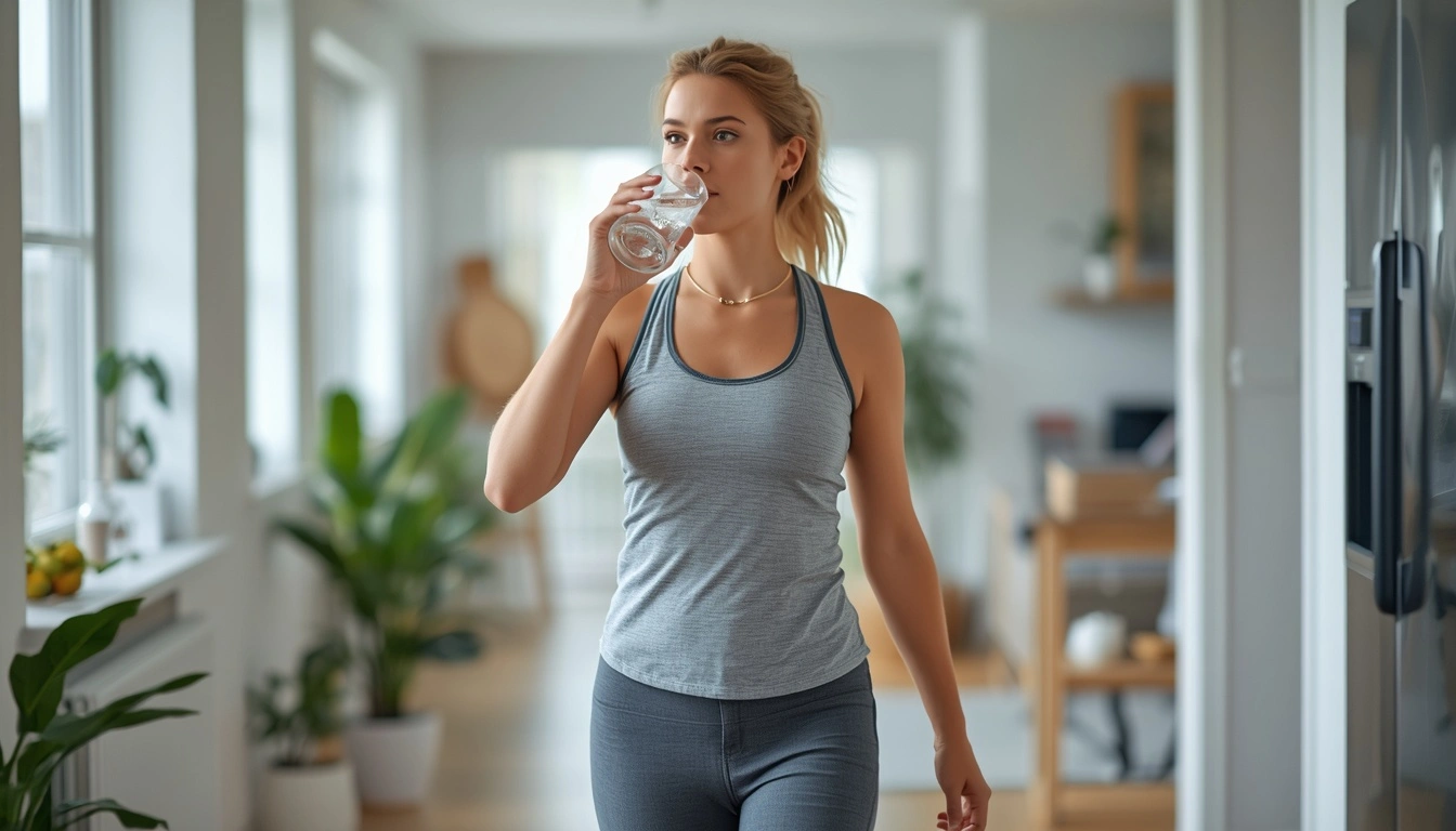 Simple daily habits supporting weight loss transformation at home