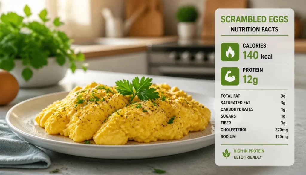 How Many Calories in 2 Scrambled Eggs
