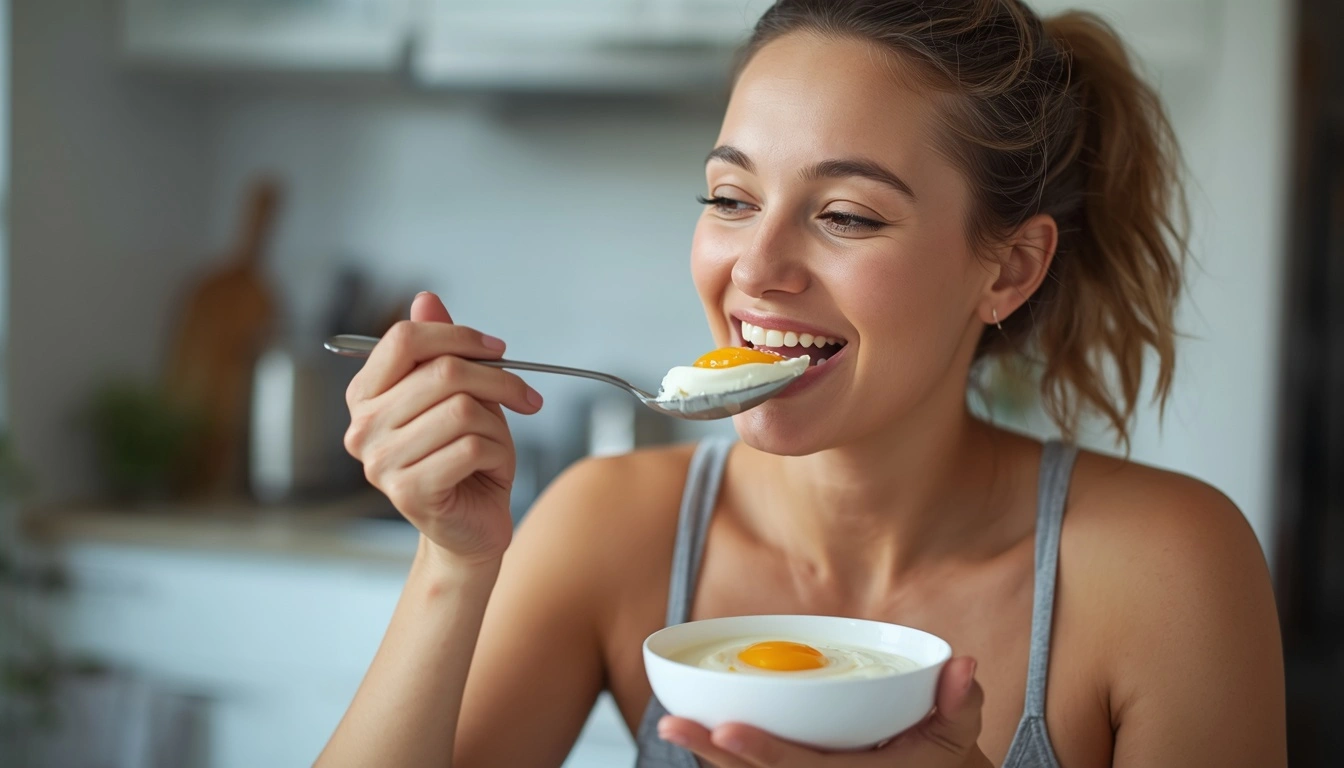 Protein-rich breakfast helping support weight loss goals