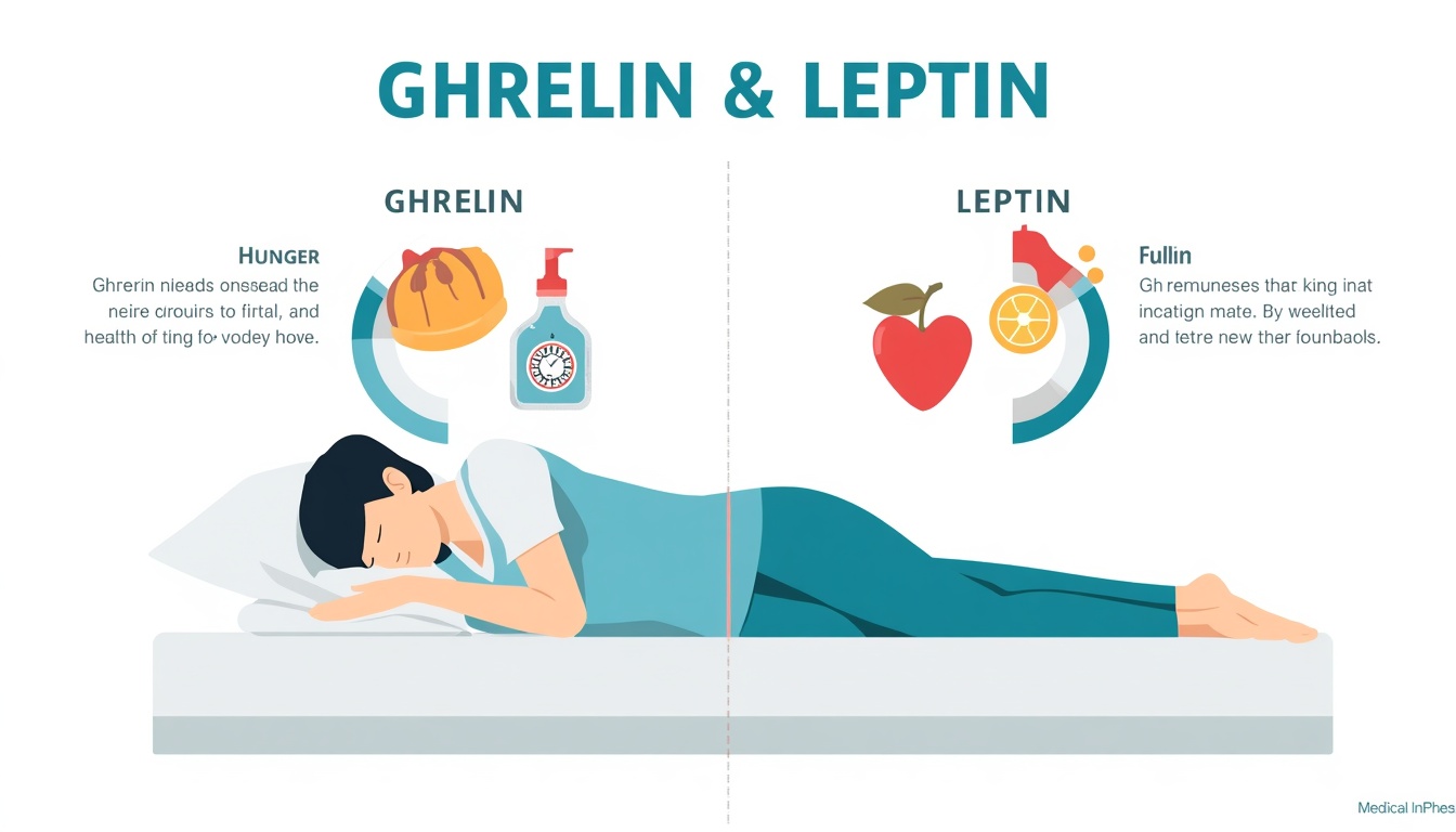How sleep hormones affect weight loss and hunger control