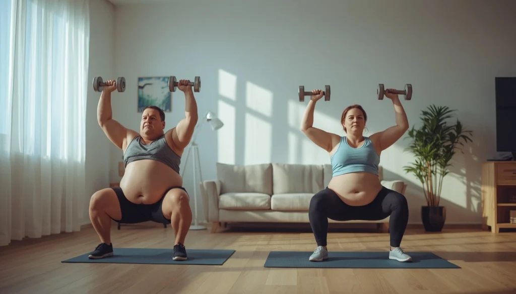Weight Loss Transformation at Home