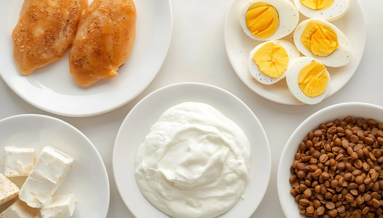 Chicken, eggs, Greek yogurt, paneer and lentils high protein foods