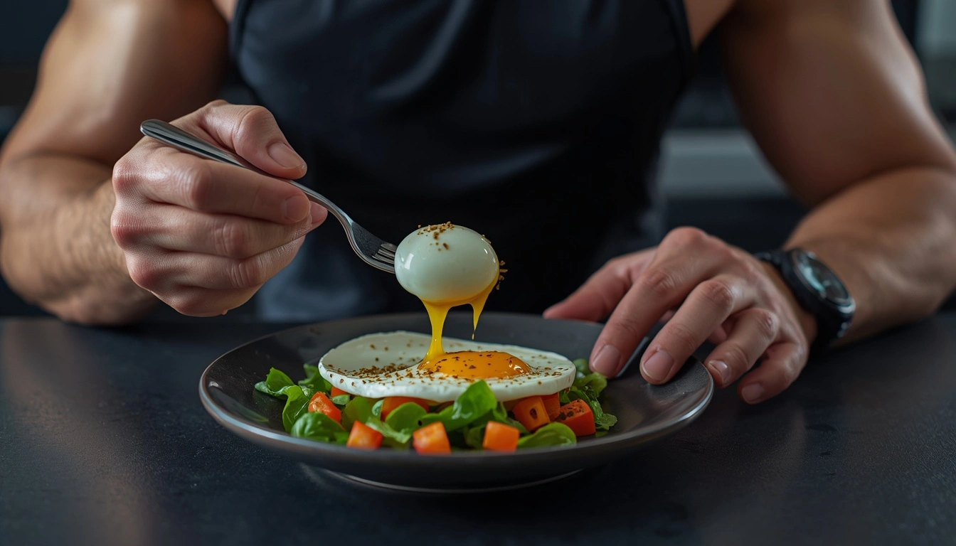 Eggs protein for muscle building and post workout recovery