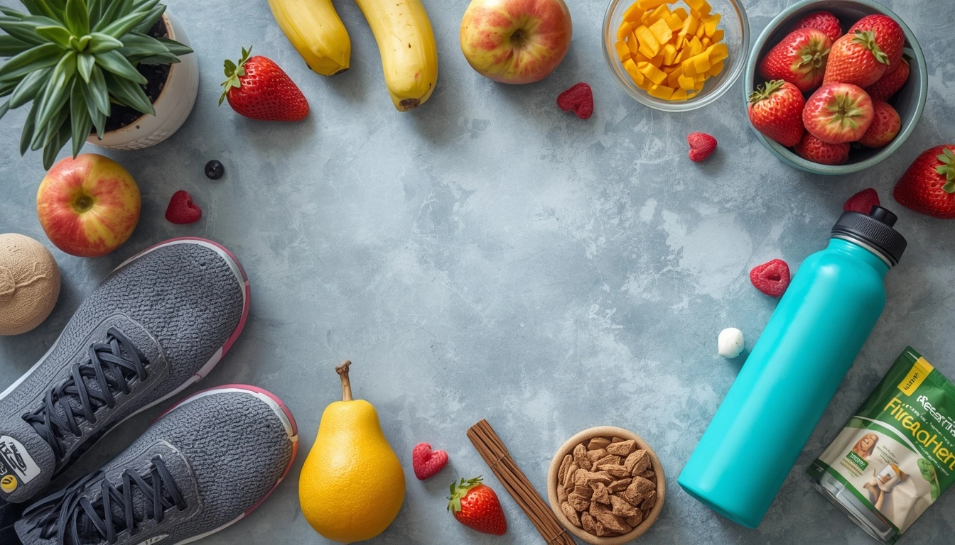 Healthy lifestyle choices with nutritious snacks for weight loss