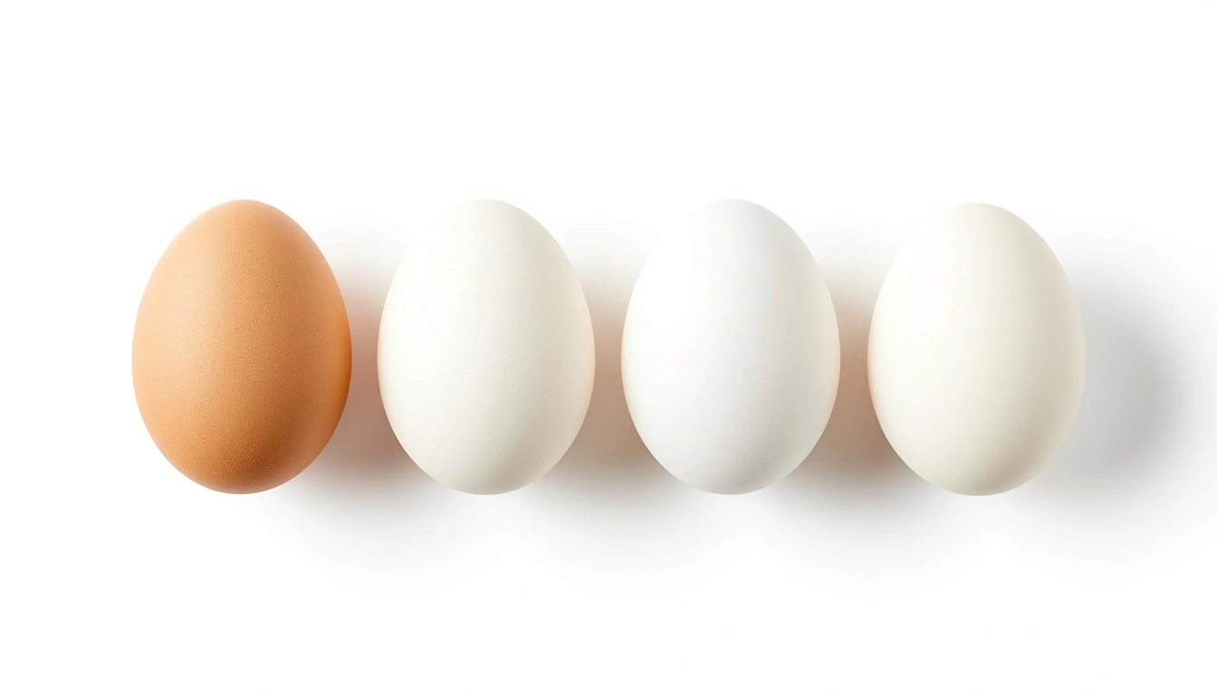 Protein comparison of one two three and four eggs