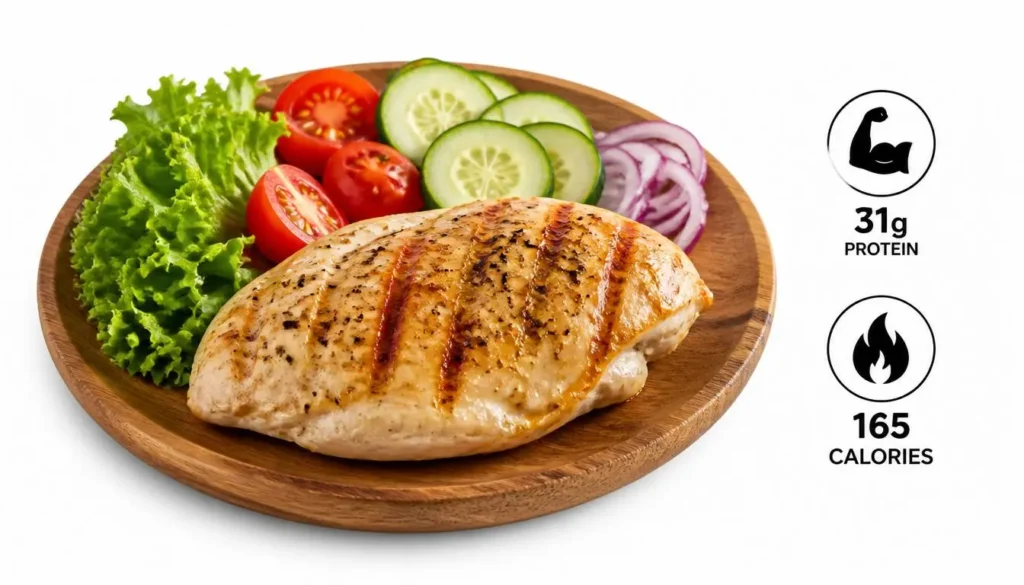 Protein in 100g Chicken Breast Cooked