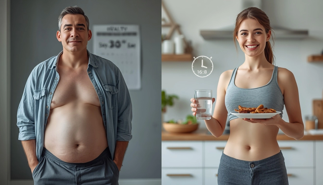 Intermittent Fasting Before and After
