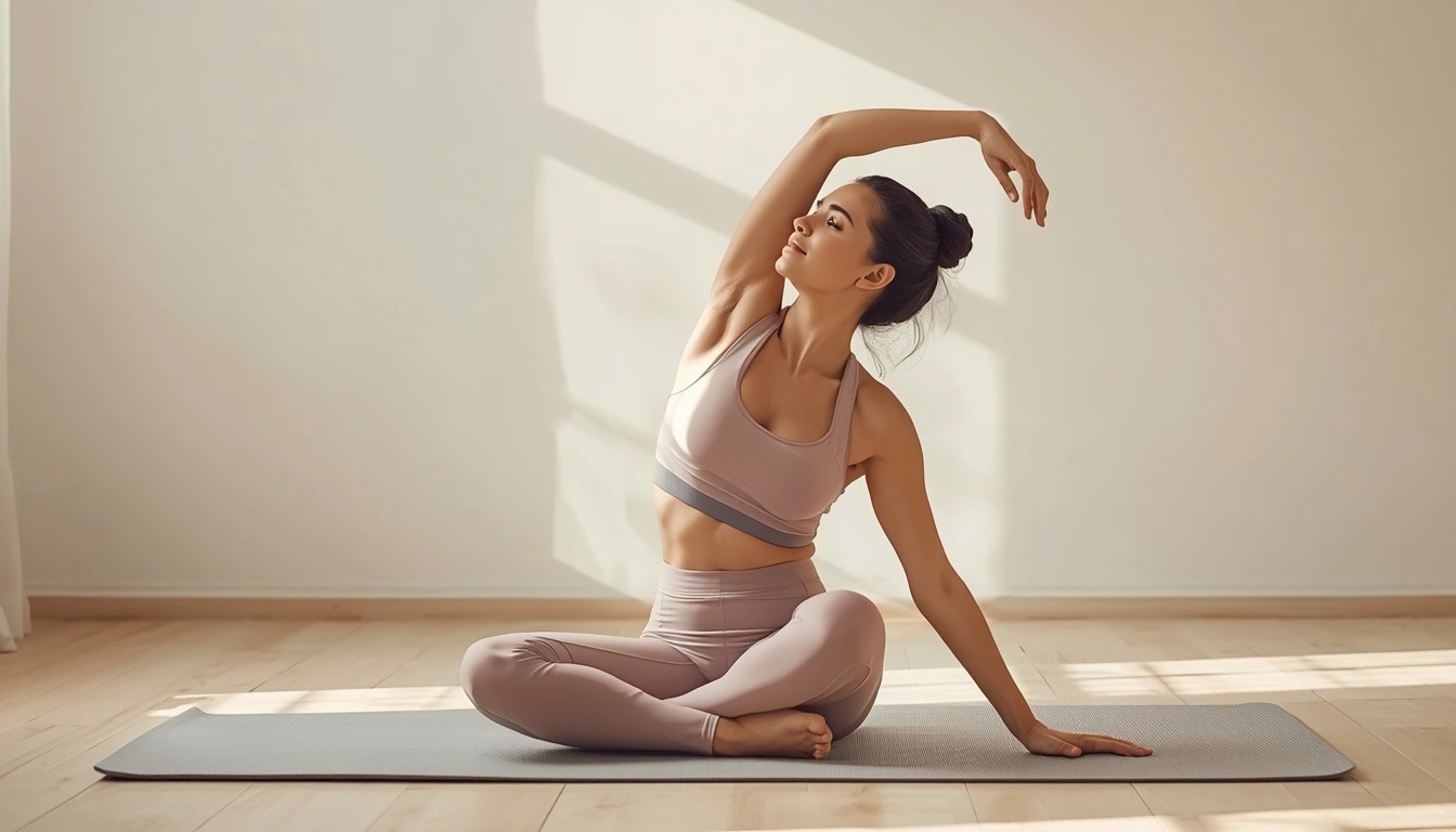 Morning stretching and exercise routine