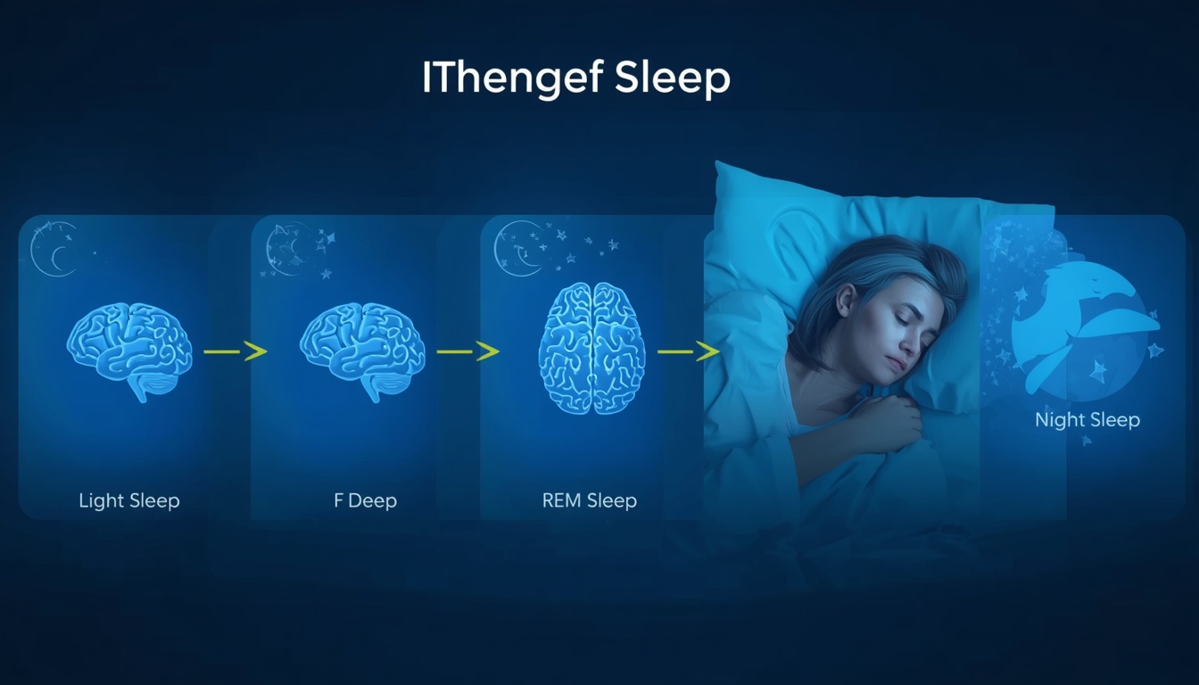 Deep sleep stages during the night