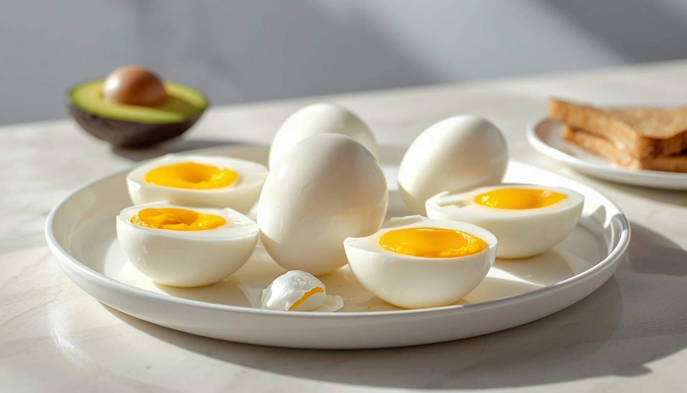 How much protein is in 5 eggs?