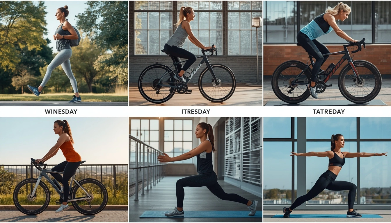 Weekly workout plan for burning calories