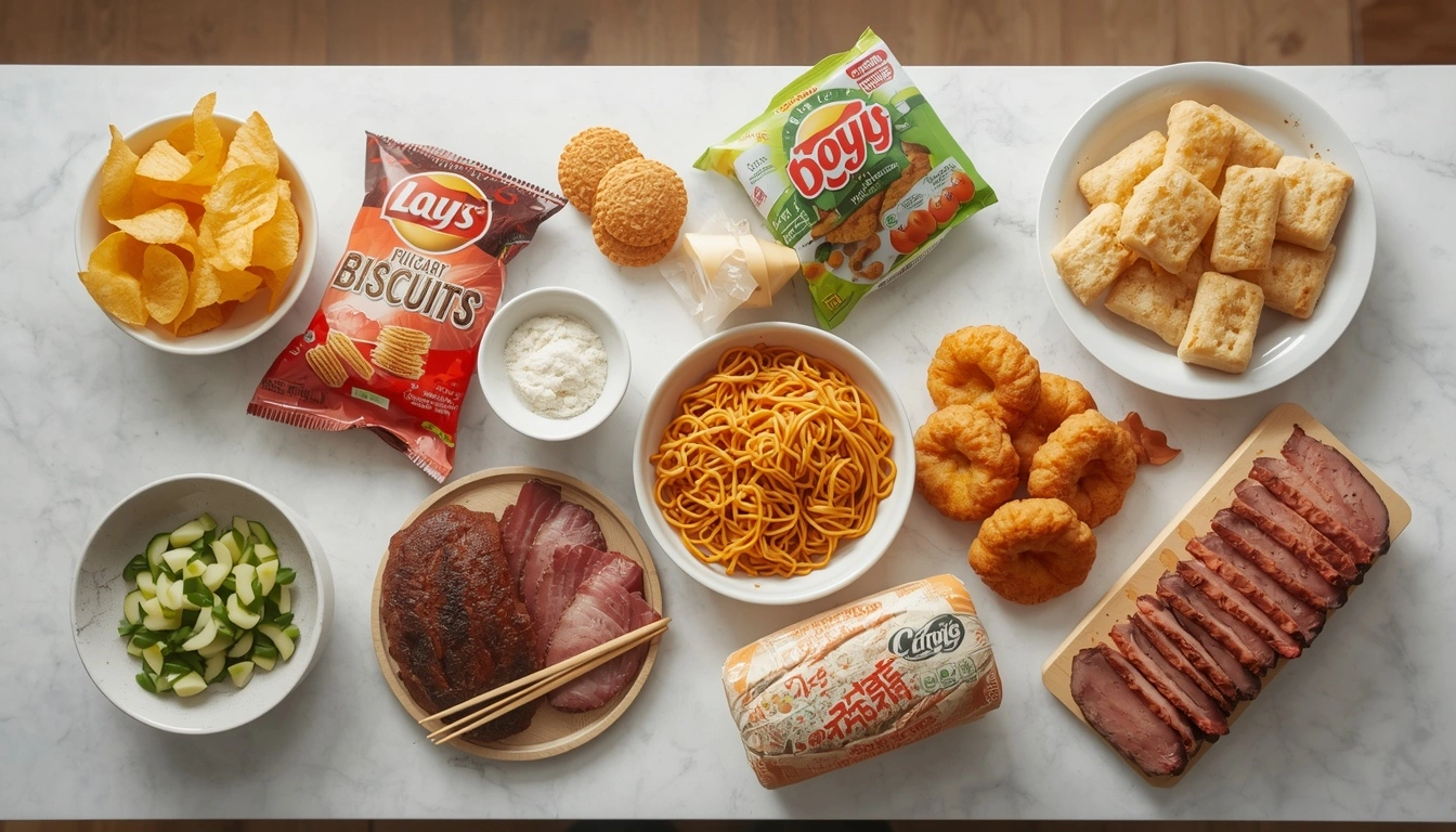 Common unhealthy foods that may negatively affect gut health